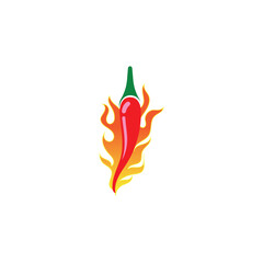 chili-pepper icon. flat illustration of chili-pepper - vector icon. chili-pepper