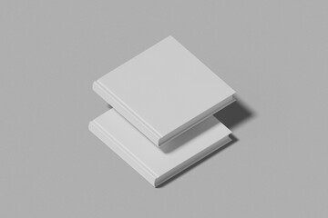 Square Book Mockup 
