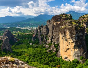 Greece rock formations