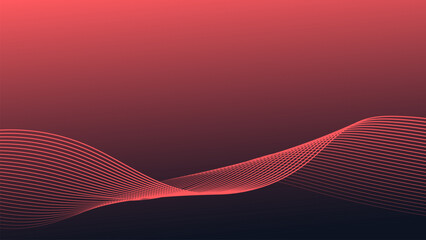 warm orange minimalist line art vector background