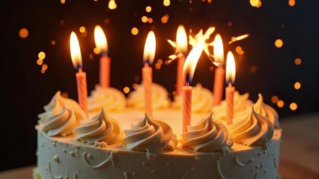 Celebrate life's sweet moments with this delicious birthday cake, perfect for parties, joyful occasions, and creating unforgettable memories for loved ones