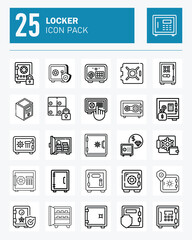 Locker Icon and Locker Icon Pack