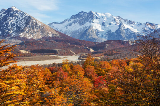 Fototapeta Autumn in mountains
