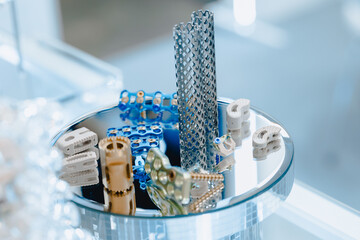 Metal Implants for Facial Surgery repair part, Medical titanium alloys for secure fractured bones