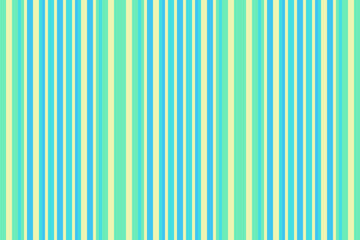 Obraz premium Pastel stripe pattern. Soft, summery vertical lines in blue, green, yellow. Fresh, vibrant backdrop. Use for web, textiles, graphic design. Versatile texture.