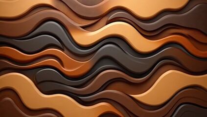 Wavy chocolate shades texture