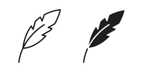 Light weight icon art in black and white