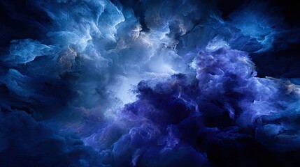 Obraz premium Abstract Digital Cosmic Cloudscape