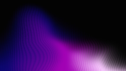 Abstract violet and blue gradient waves background - Elegant violet-blue gradient waves with smooth contour flow and luminous neon effect on dark background, ideal for digital art, presentations