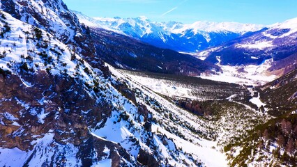 mountain lake in the alps