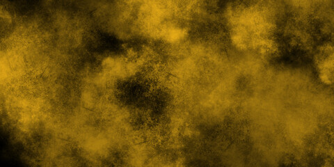Abstract golden texture with dark smoky elements creates a dramatic and elegant background for various design projects and artistic endeavors