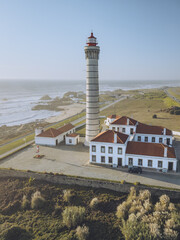 Aerial View Farol Boa Nova