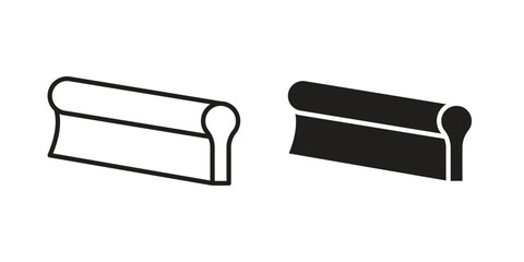 Print screen icon art in black and white