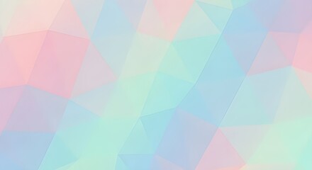 Low poly pastel gradient polygon abstract vector design