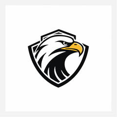 Obraz premium cartoon eagle vector illustration icon