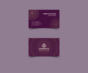 Mandala Business Card design Template