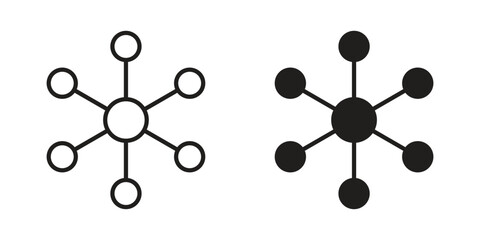 Variety icon art in black and white