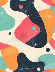 Mid-century modern design background