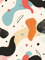 Mid-century modern design background