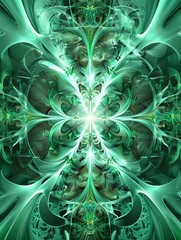 Intricate fractal abstract background