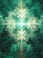 Intricate fractal abstract background
