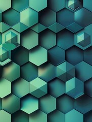 Teal gradient abstract pattern