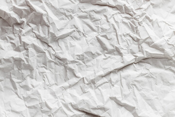 Crumpled White Paper Texture for Creative Backgrounds and Designs