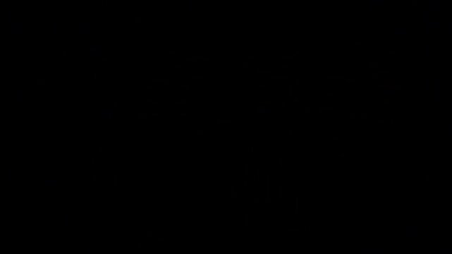 Slow motion Close up of a car's blinker indicating the direction change at night