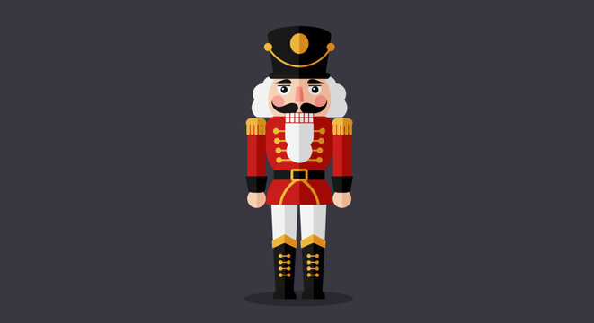 Traditional Christmas Nutcracker Soldier Figurine Decoration.