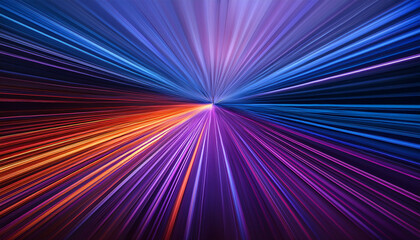 Long Purple And Blue Line With A Purple And Orange Line In The Middle The Line Is Very Long