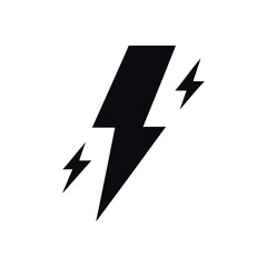 Thunder Icon – Lightning Bolt Illustration