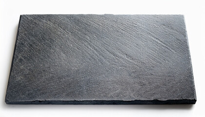 Square Gray Stone Tile With Rough Texture Is Isolated