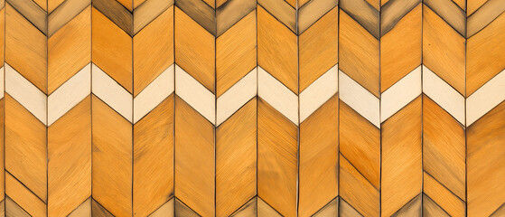 Warm Wooden Chevron Texture: A close-up shot reveals a repeating chevron pattern in warm wooden tones, showcasing intricate detailing in a simple elegant design