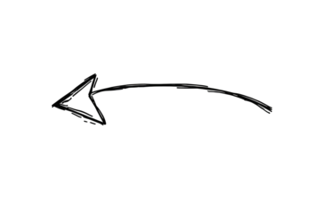 Sparkling Arrow of Light on Transparent Background