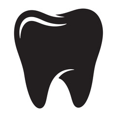 Dental logo design on white background