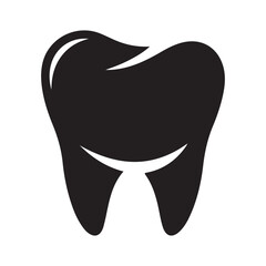 Dental logo design on white background