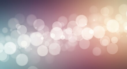 Elegant Abstract Background with Soft Bokeh Lights and Pastel Colors