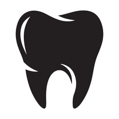 Dental logo design on white background