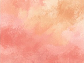 Peach Pink Watercolor Vector Background