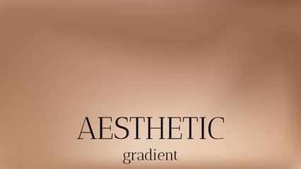 Abstract beige color gradient. Brown nude neutral gradation for luxury backdrop. Tan texture and minimal chocolate solid photo cover. Clean creamy and gentle vintage banner. Aesthetic sand bg graphic