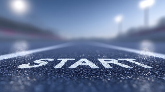 Start open road ahead journey begins now new journey begins road ahead clear opportunity awaits