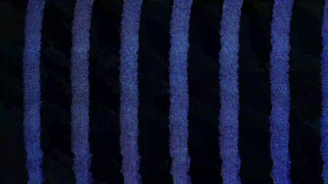 Authentic VHS tape noise with color bleeding, scan lines, and static glitch effects. Seamless loop for creating a retro 80s or 90s television look. Use as an overlay or background