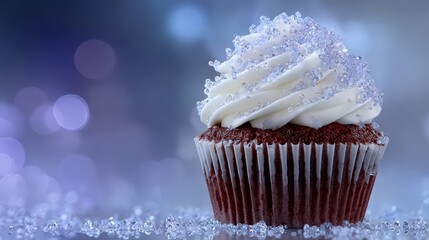 Sweet frosted cupcake delight perfect dessert treat perfectly frosted cupcake offers sweet irresistible indulgence