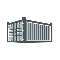 Obraz premium Shipping Container Illustration - Cargo and Logistics Concept.
