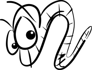 worm-animal-insect-cartoon-character