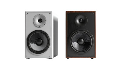 Hi-Fi Audio Speaker Set isolated on transparent background