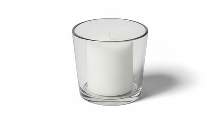 Candle in a glass holder