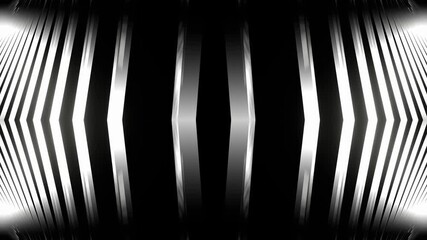 White Symmetrical Changing Diamonds and Stripes Background VJ Loop in 4K - Powered by Adobe