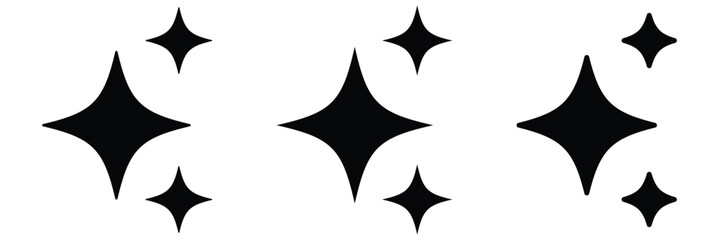 Artificial intelligence icon, ai stars symbol, machine learning, generate image and text, data assistant, computer help on background flat vector. AI generate icon set. Sparkle Icon Set. AI star 