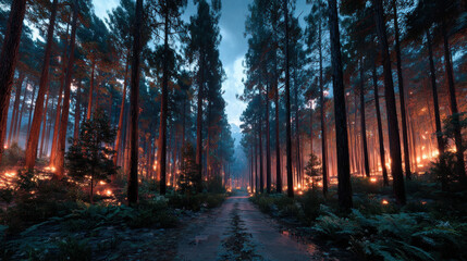 The impact of wildfires on forest ecosystems and management strategies